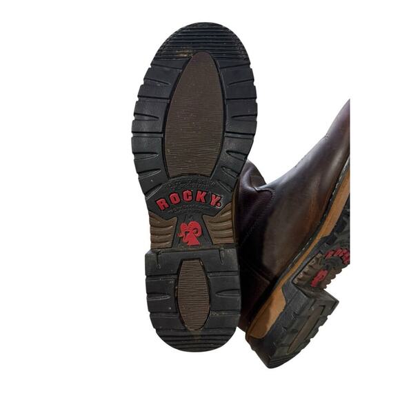 Rocky Men\'s Original Ride Roper Western Boot Aztec Crazy Horse Size 12W main image 7